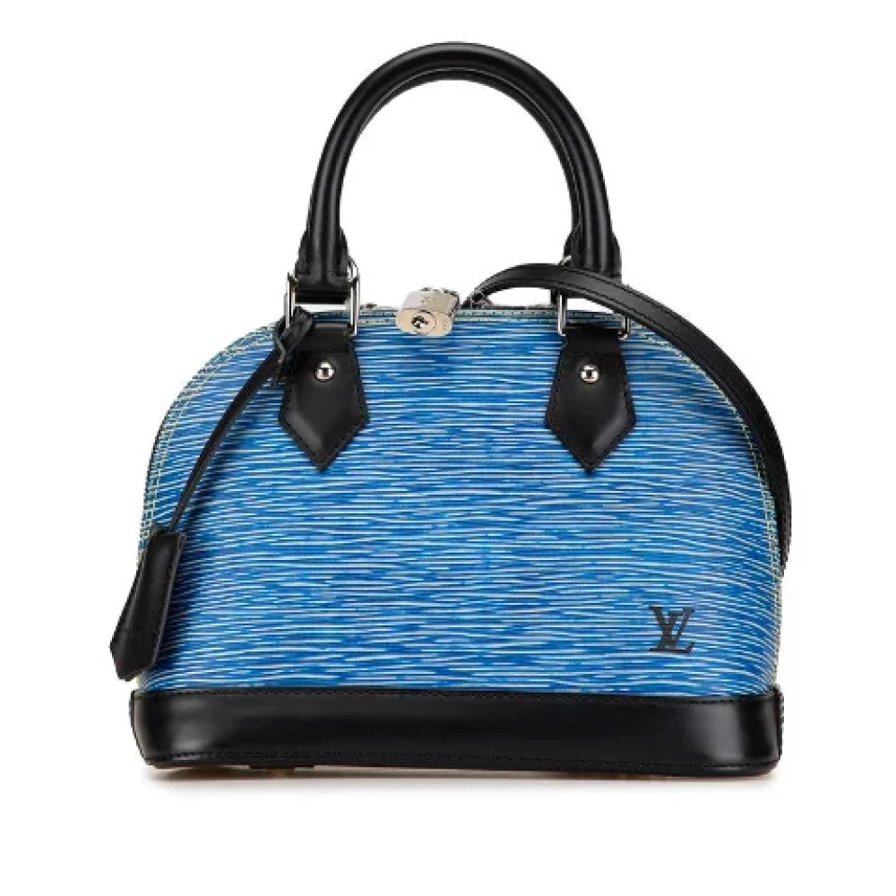 Louis Vuitton Vintage Pre-owned Leather handbags Blue Dames