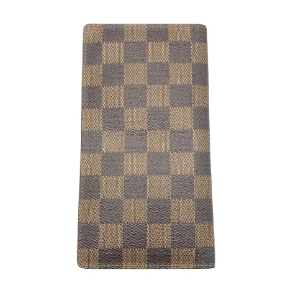 Louis Vuitton Vintage Pre-owned Canvas wallets Brown Dames