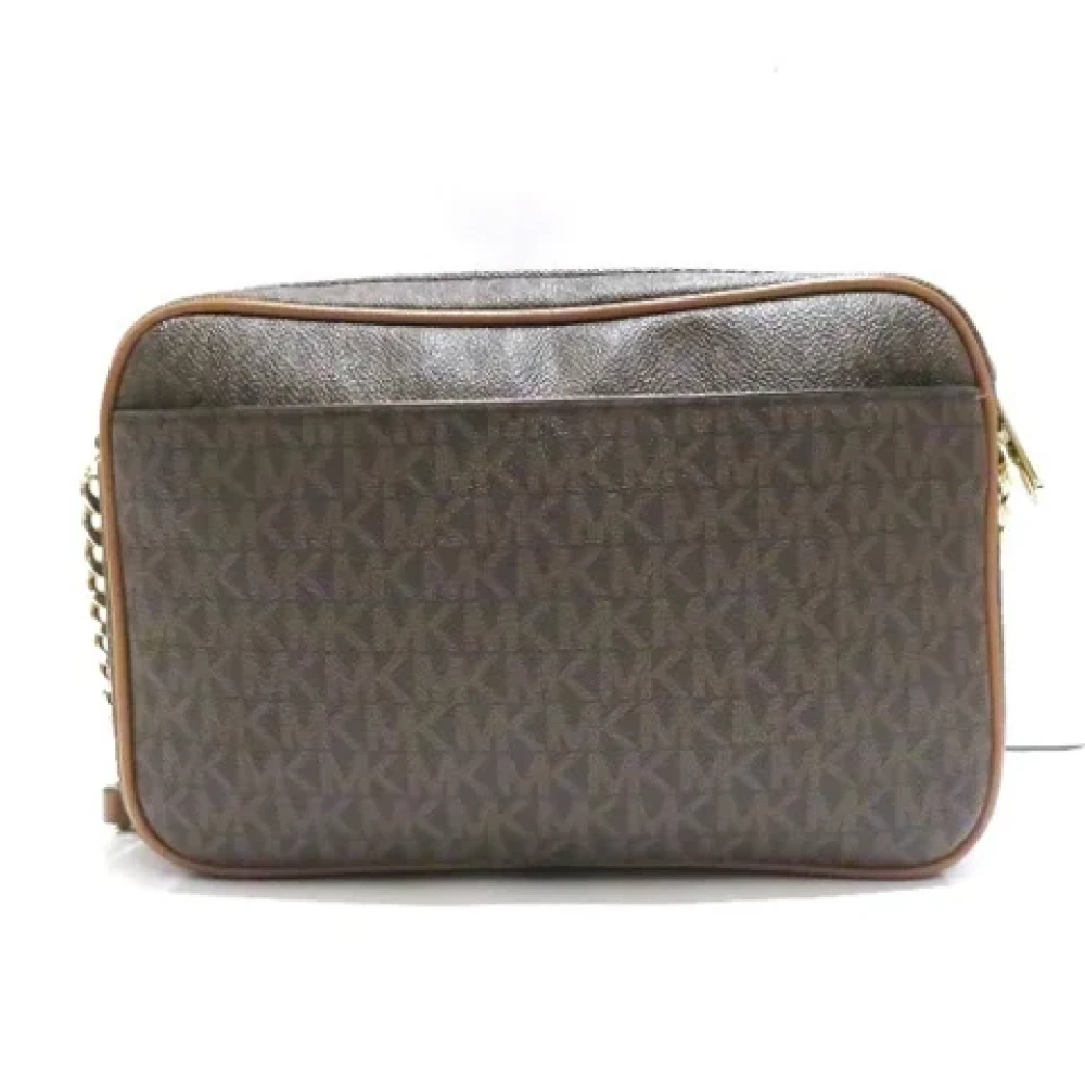 Michael Kors Pre-owned Fabric shoulder-bags Brown Dames