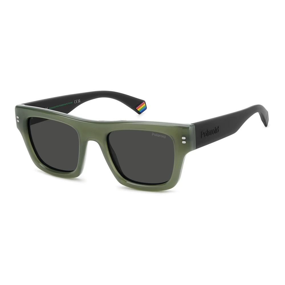 Polaroid Men's Green Sunglasses, 51 Mm, Grey Polarized Sunglasses