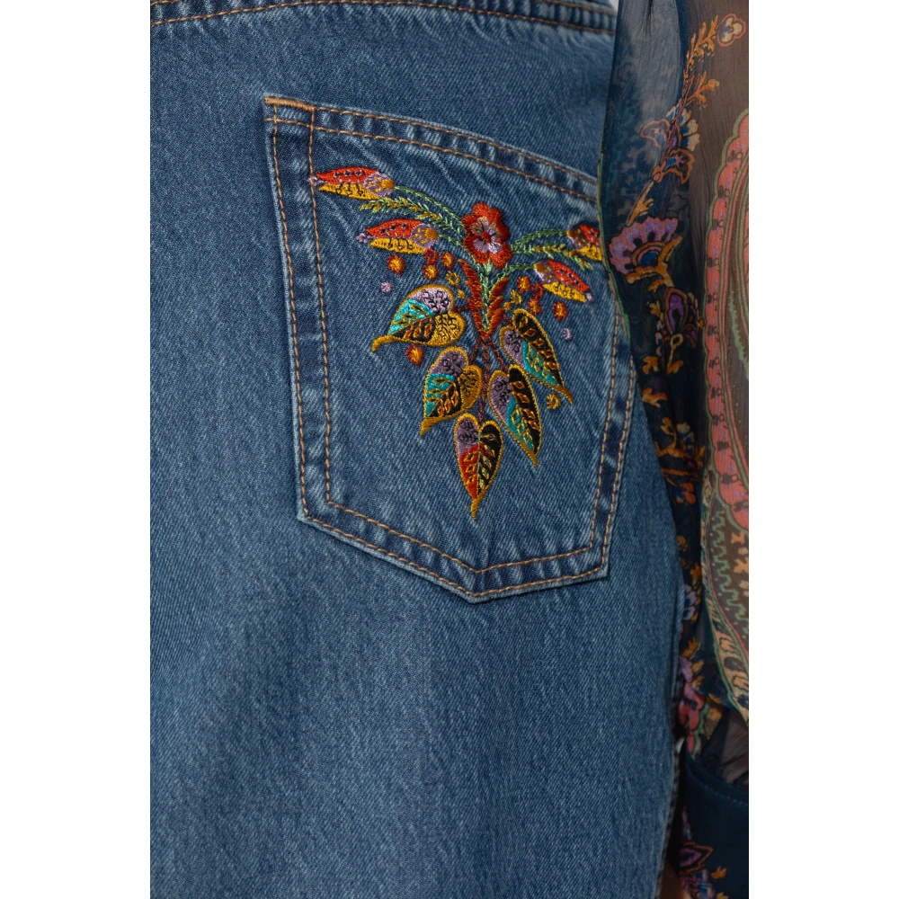 ETRO High-waisted jeans Blue Dames