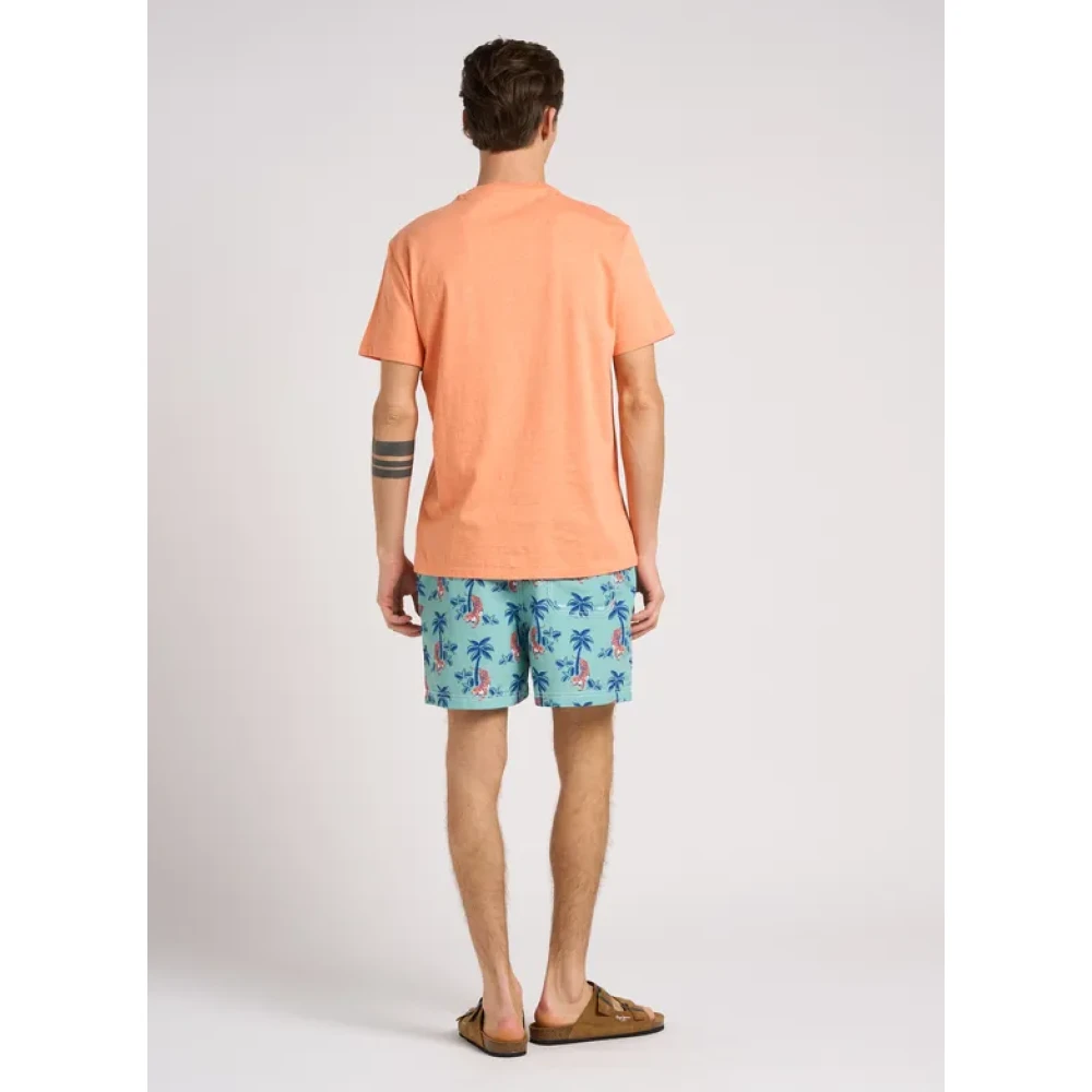 Ralph Lauren Koraal Klassiek Logo T-Shirt Orange Heren