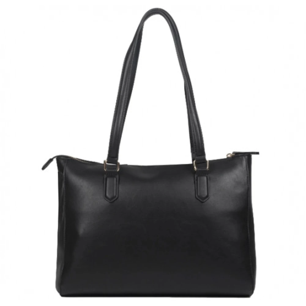 Valentino by Mario Valentino Zwarte Crossbody Tas met Kettingband Black Dames