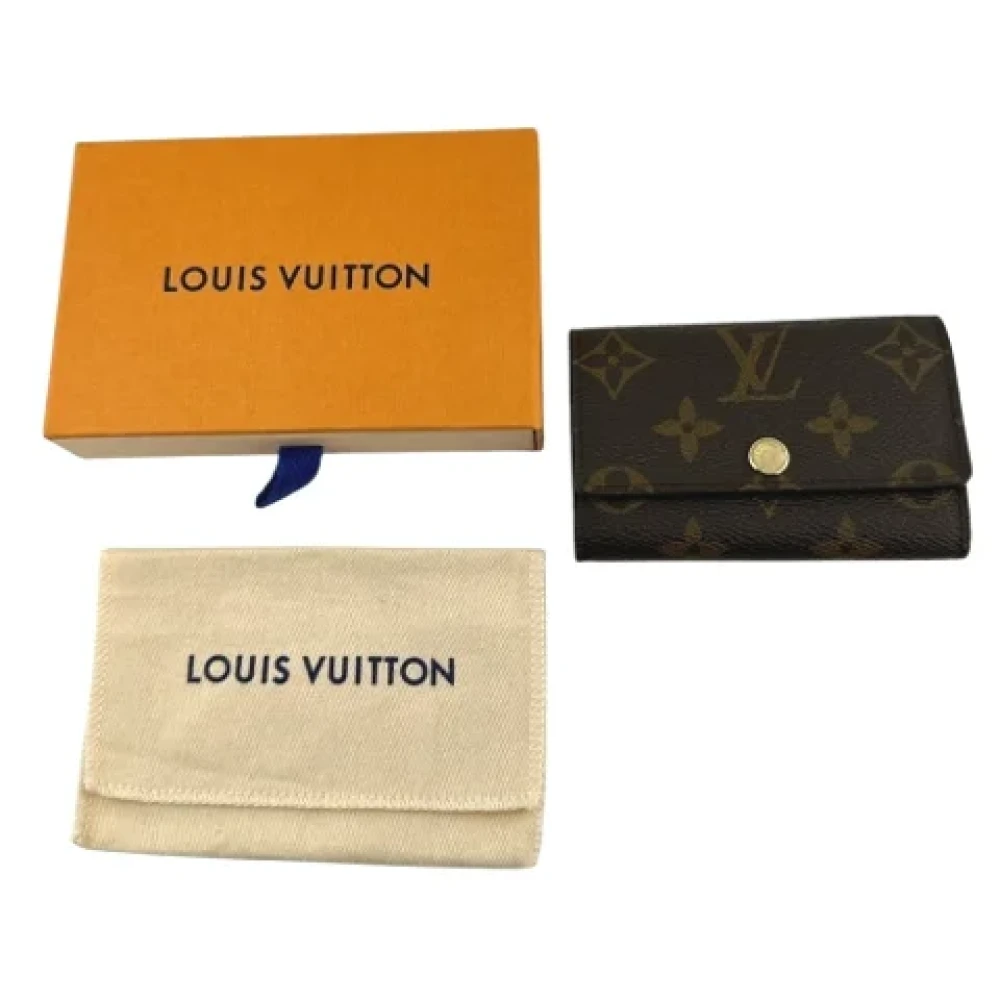 Louis Vuitton Vintage Pre-owned Fabric key-holders Brown Dames