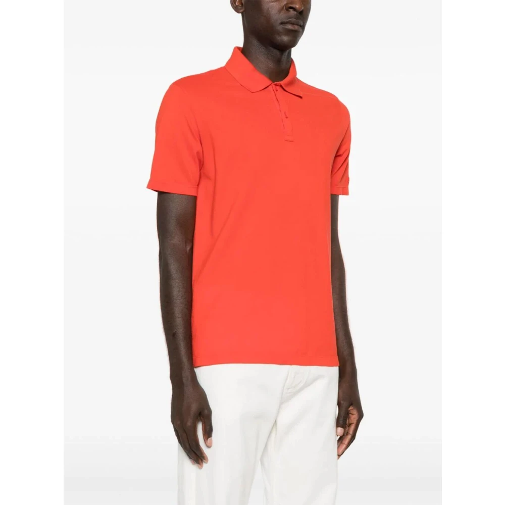 PAUL & SHARK Klassiek Poloshirt in Marineblauw Orange Heren