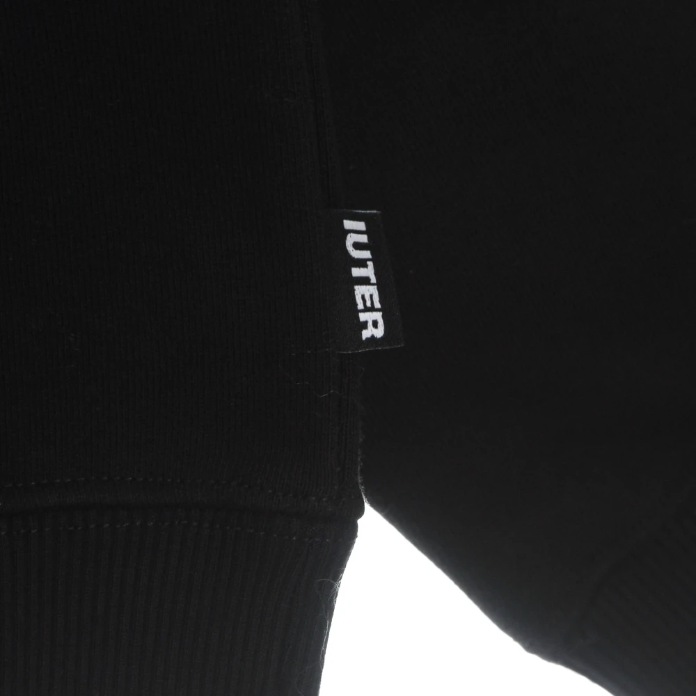 Iuter Demon Hoodie Lichtgewicht Sweatshirt Zwart Black Heren