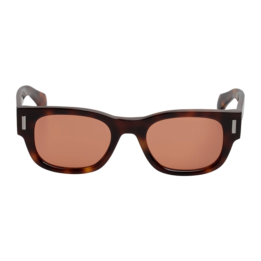 Ferragamo Brun Rektangulära Solglasögon