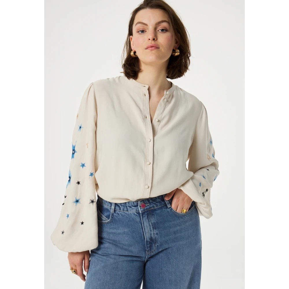 Fabienne Chapot Sterrenlicht Blouse Beige Dames