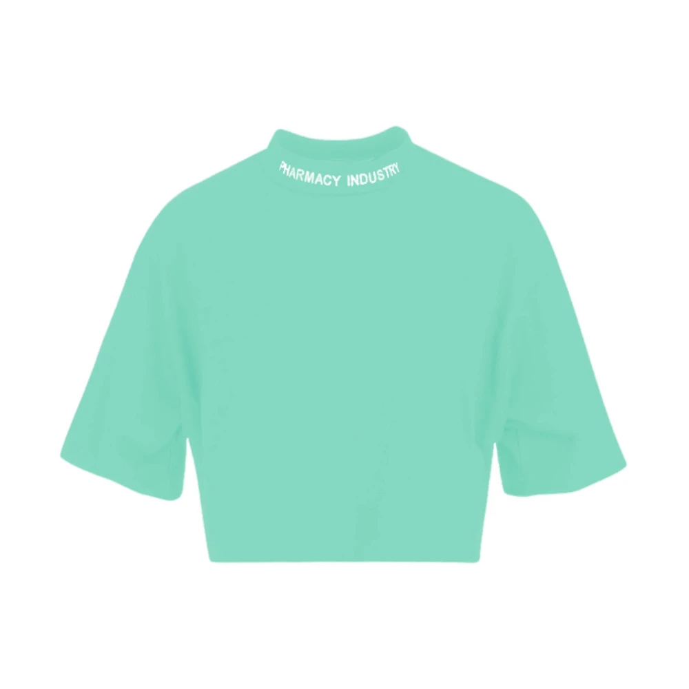 Pharmacy Industry Geborduurd Logo T-shirt & Top Green Dames