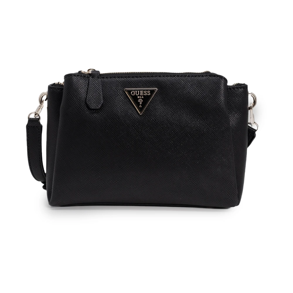 Guess Noelle Crossbody Tas Herfst Winter Collectie Black Dames
