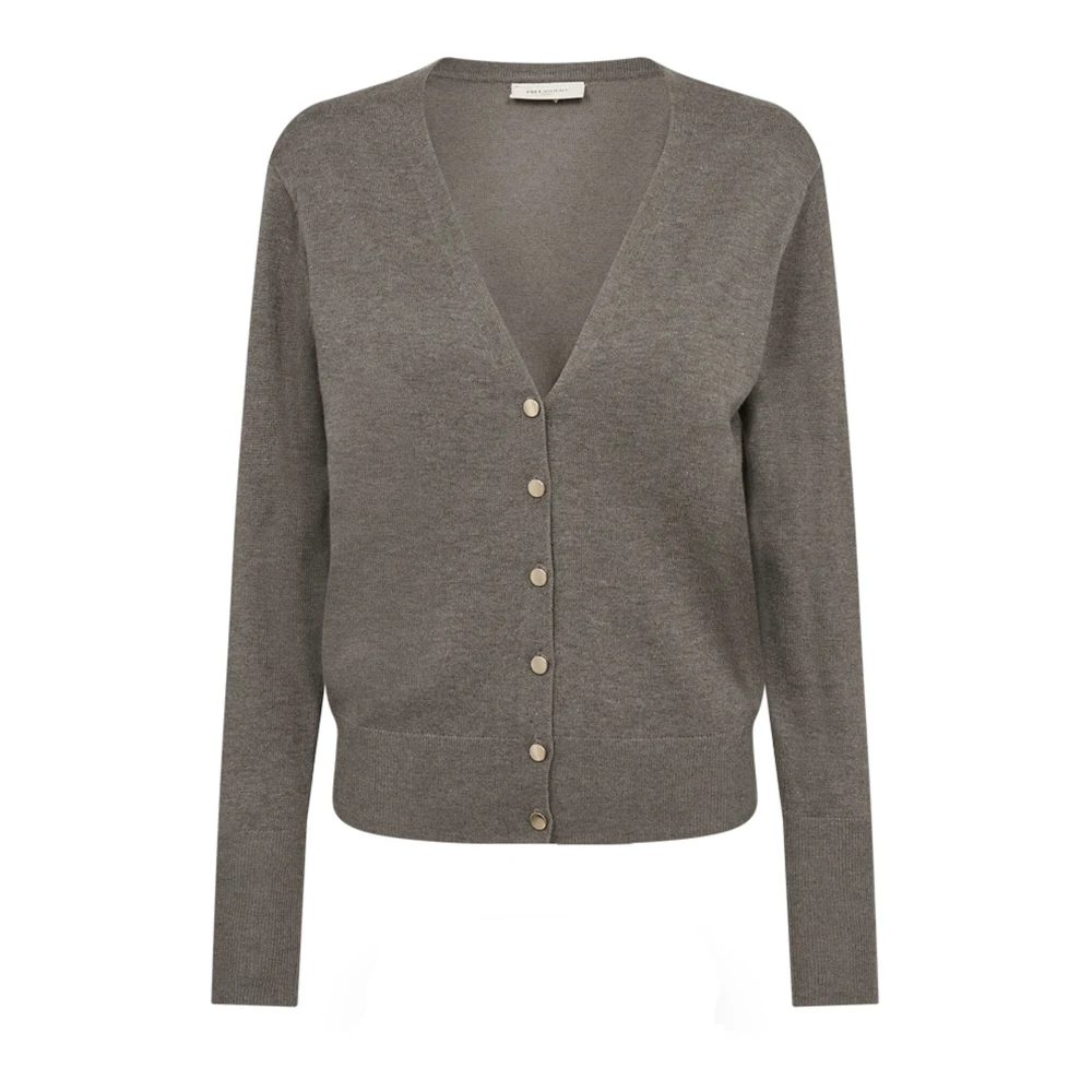 Freequent Zachte en stijlvolle Katie Cardigan Gray Dames