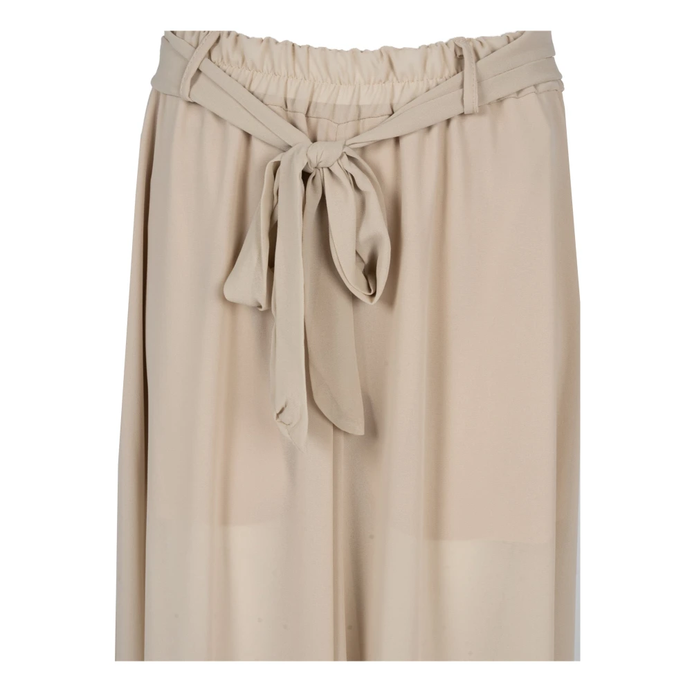 La Haine Inside Us Elegante Palazzo Broek Beige Dames