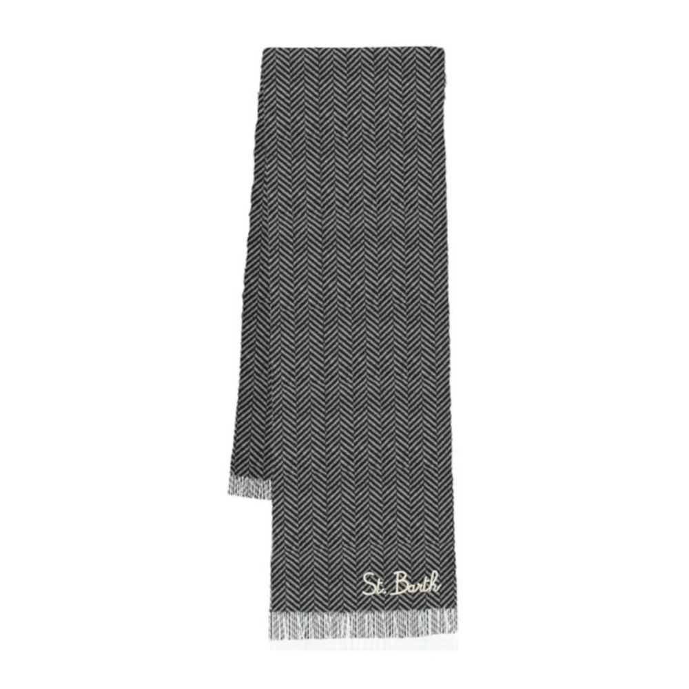 MC2 Saint Barth Zwarte Sjaal Collectie Black Heren
