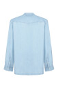 t-shirt-bleu-avec-col-pointu