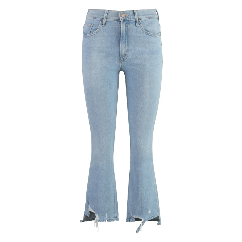 Mother Stretchkatoenen jeans met Insider Crop-stijl Blue Dames