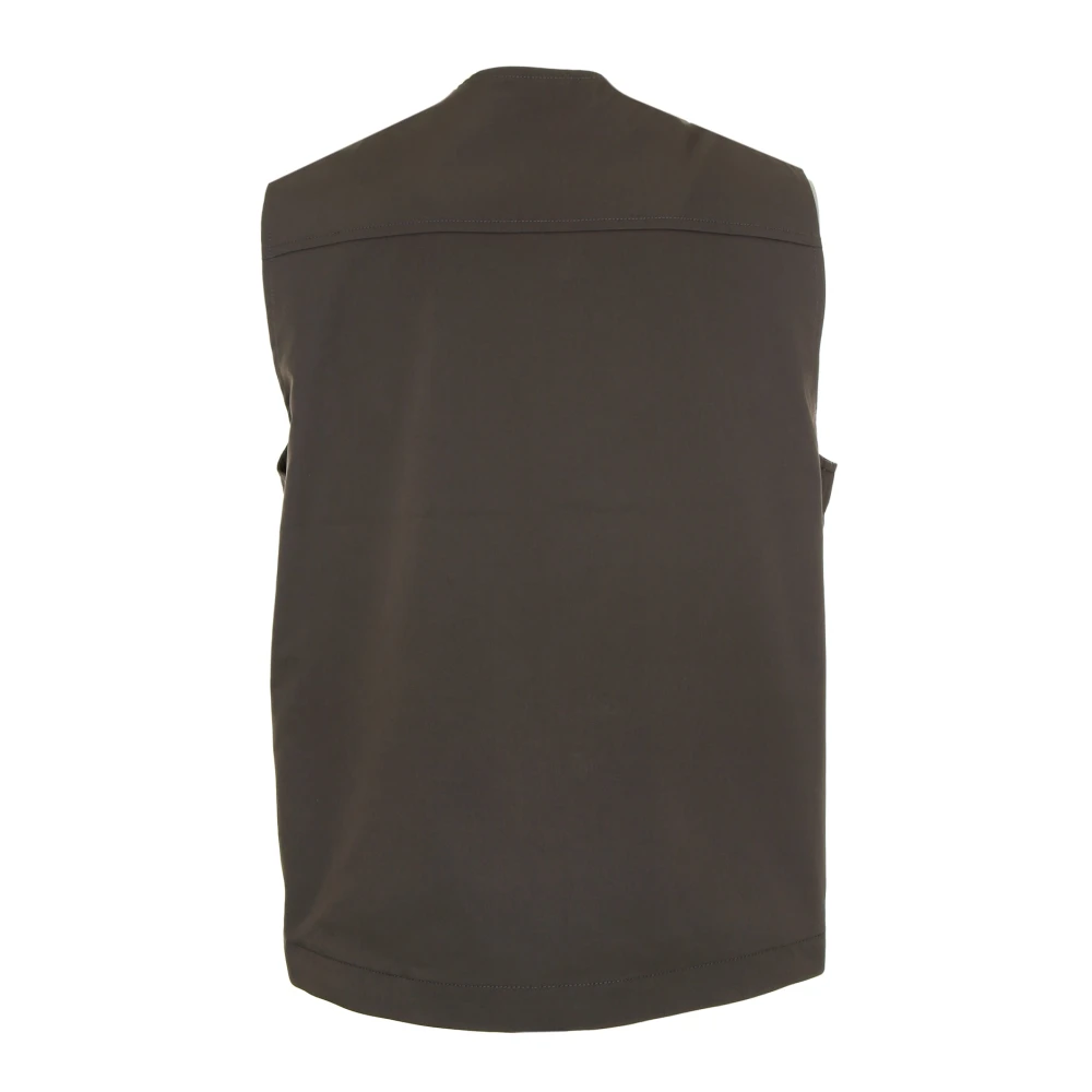 Carhartt WIP Mouwloos vest met V-hals Gray Heren