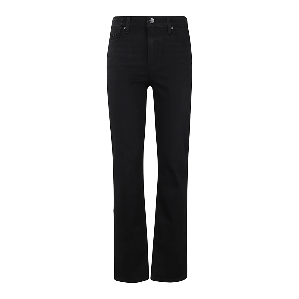 Paige Klassieke Denim Jeans Black Dames