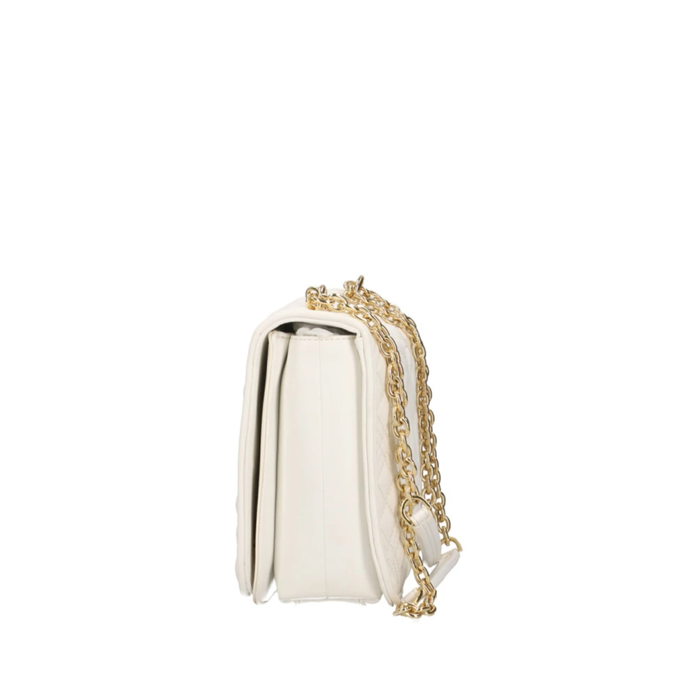 Moschino Witte Schoudertas Elegant en Praktisch White Dames