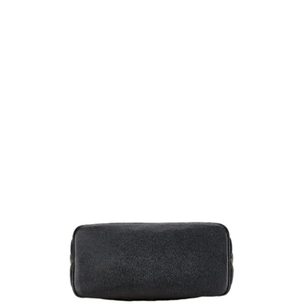 Chanel Vintage Pre-owned Leather totes Black Dames