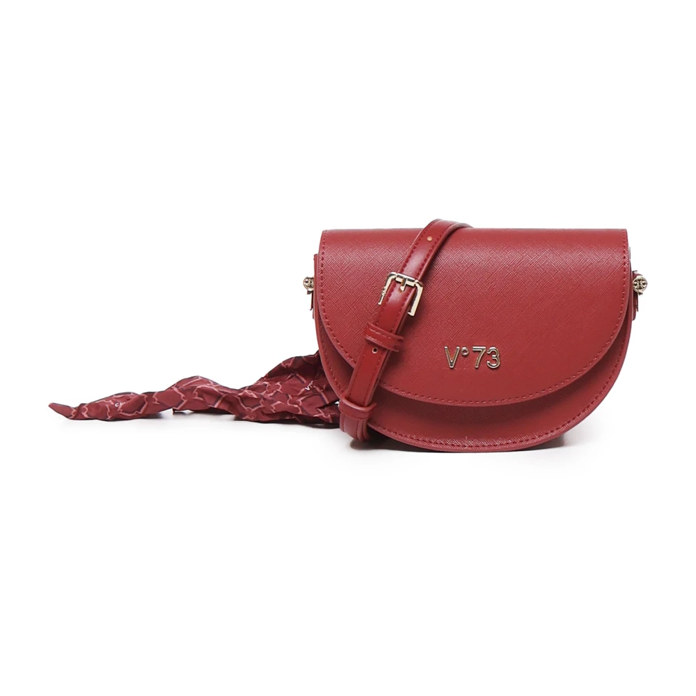 V73 Ecoleather Schoudertas met Frontlogo Red Dames