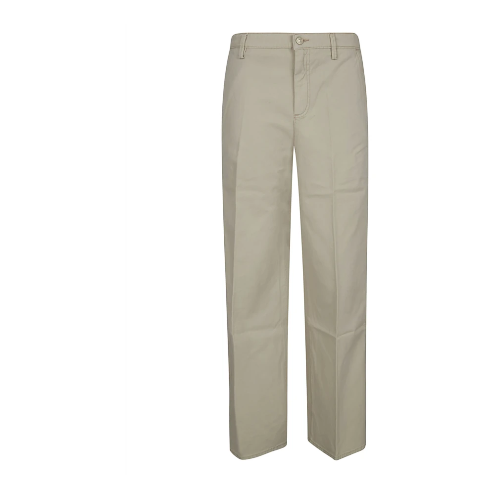 7 For All Mankind Women's Gray Lotta Wide Trousers - Wide Trousers - W25 - Trousers