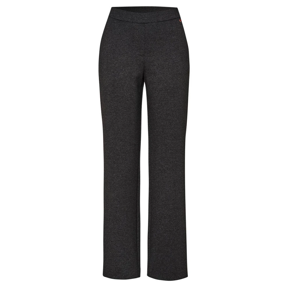 Toni Dress Scarlet Wide Leg Broek Black Dames