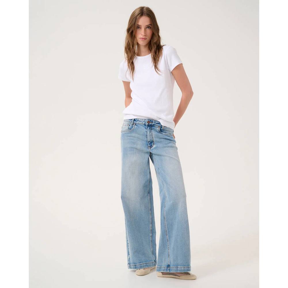 My Essential Wardrobe Klassieke T-shirt MandyMW White Dames