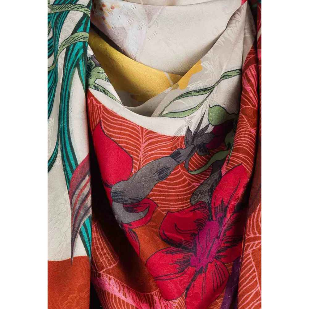 Twinset Gedrukte Kefiah Set Multicolor Dames