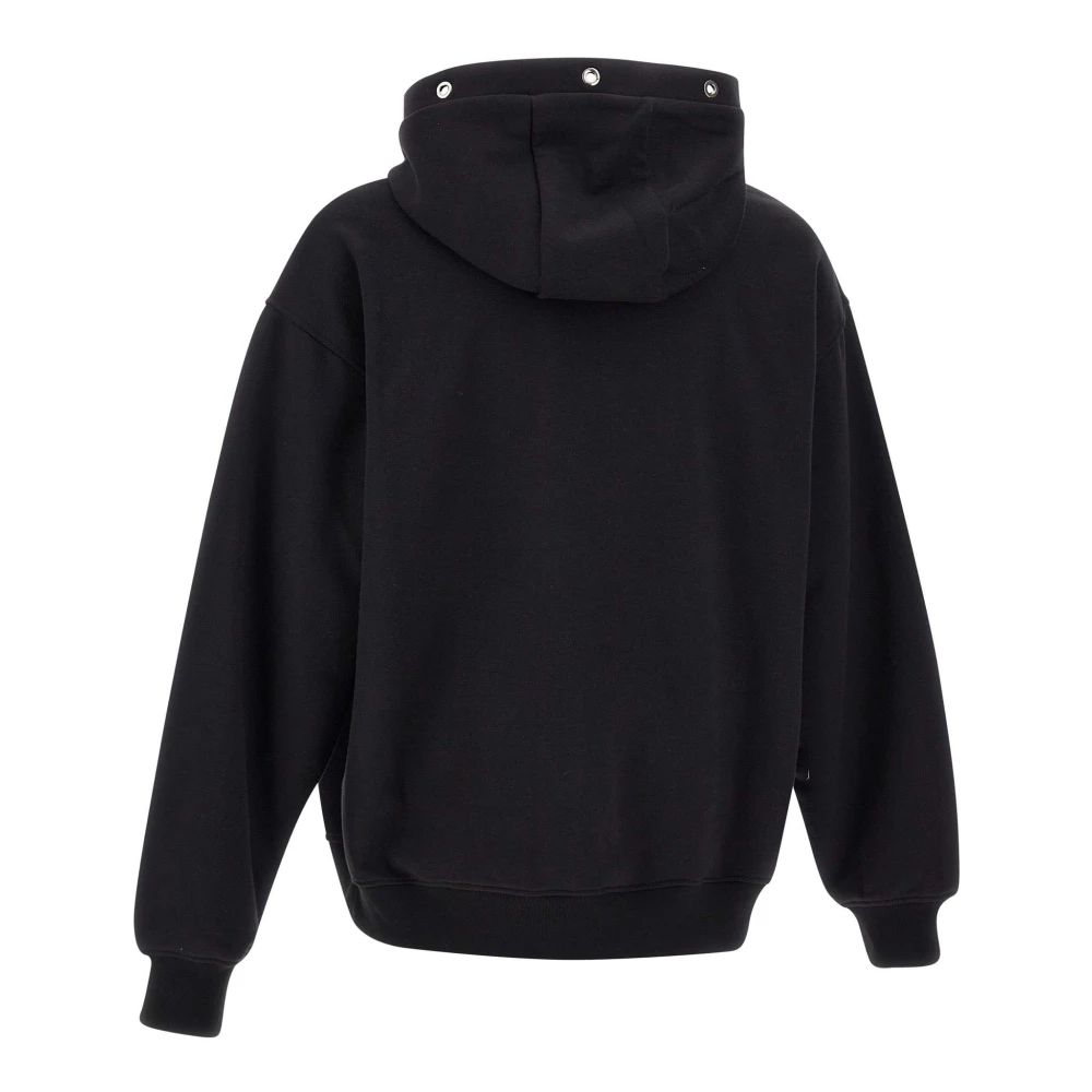 Iceberg Zwarte Katoenen Hoodie Black Heren