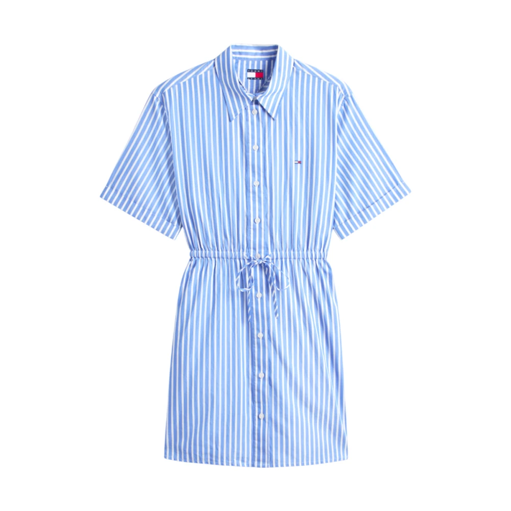 Tommy Jeans Women's Blue Shirt Dress - Shirt Dresses - M - Dresses