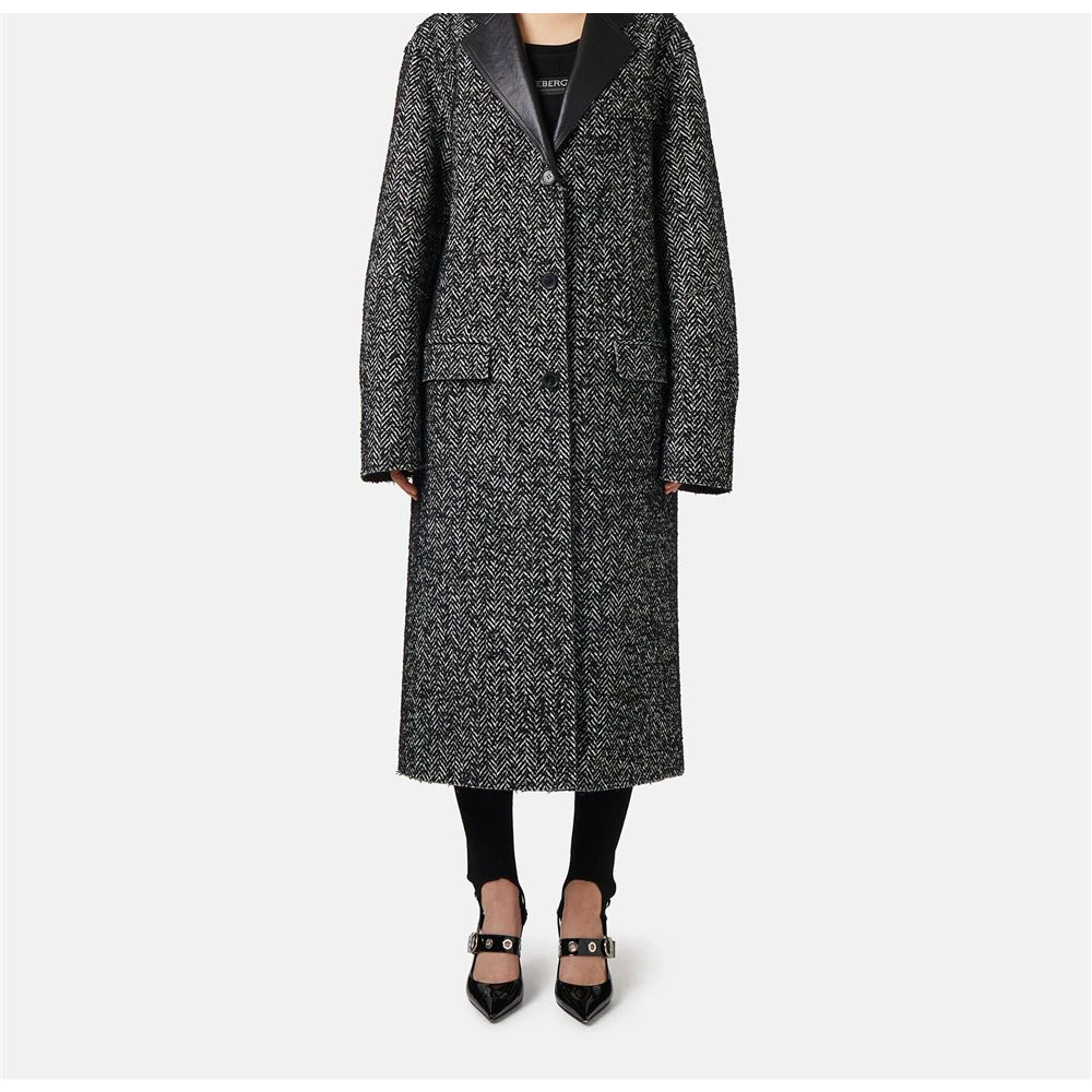 Iceberg Omkeerbare enkelborstjas Black Dames