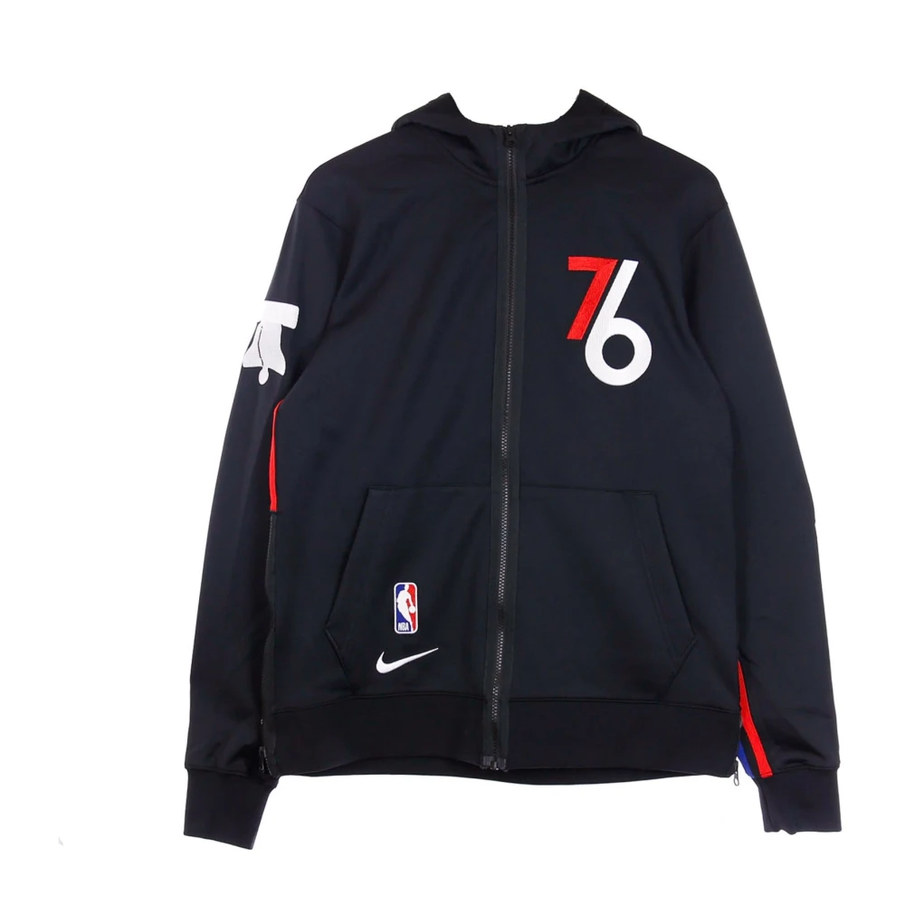 Nike Lichtgewicht Hoodie met Rits Showtime City Edition Black Heren