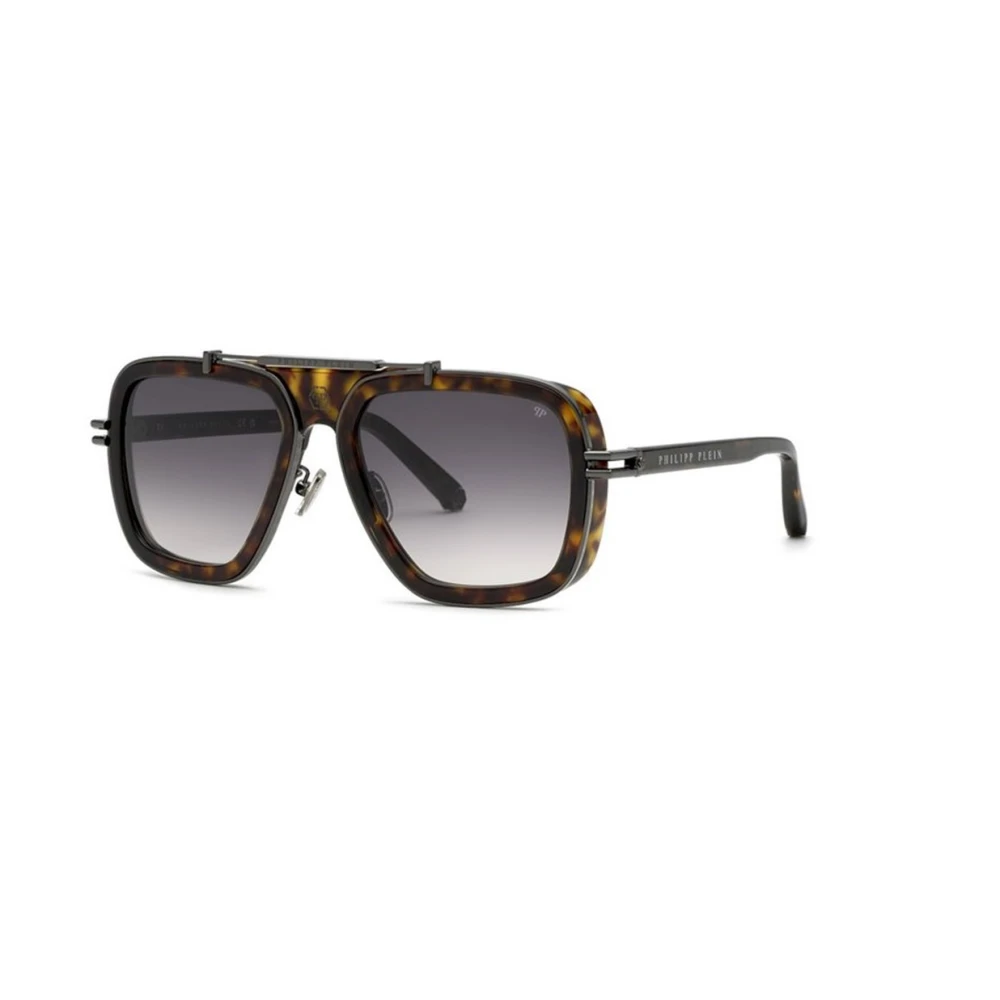 Philipp Plein Spp109M Solglasögon - Shiny Dark Havana/Smoke Gradient Brown, Dam