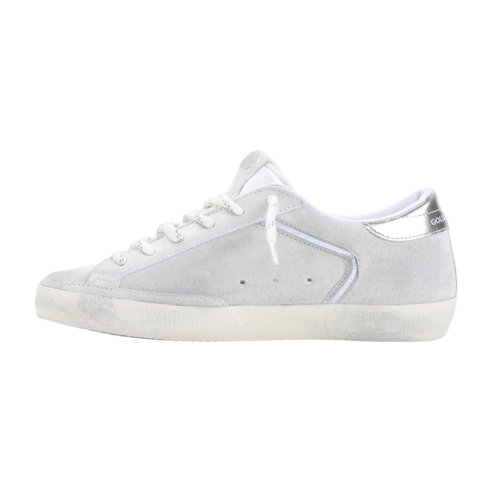 Golden Goose Women's Gray Sneakers, 4 Uk, Superstar Trainers