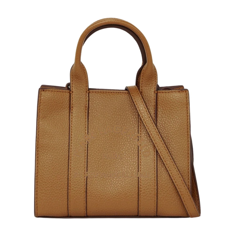 Karl Lagerfeld Women's Brown Handbags, One Size, Cabas Essentials A4w30266