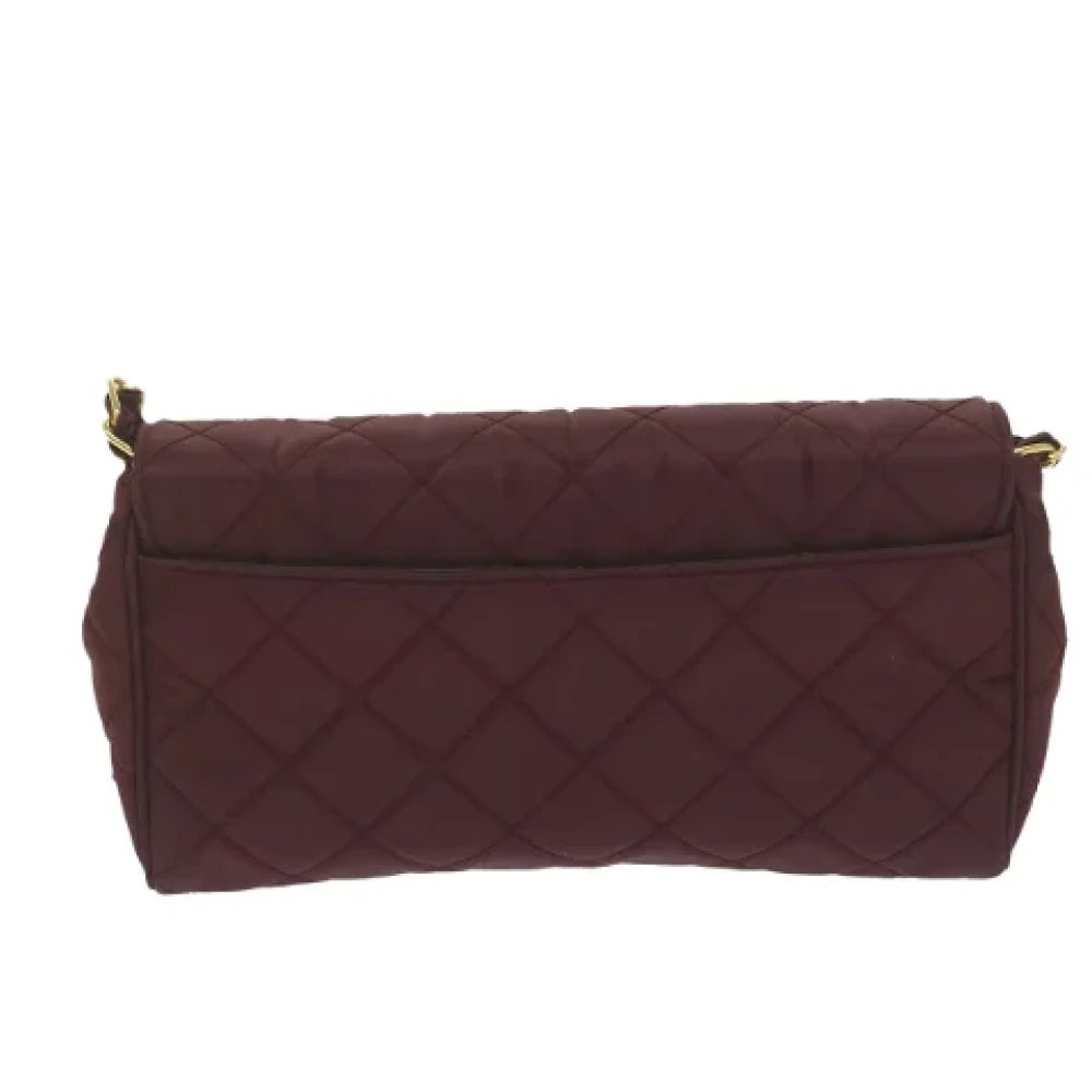 Prada Vintage Pre-owned Fabric prada-bags Red Dames