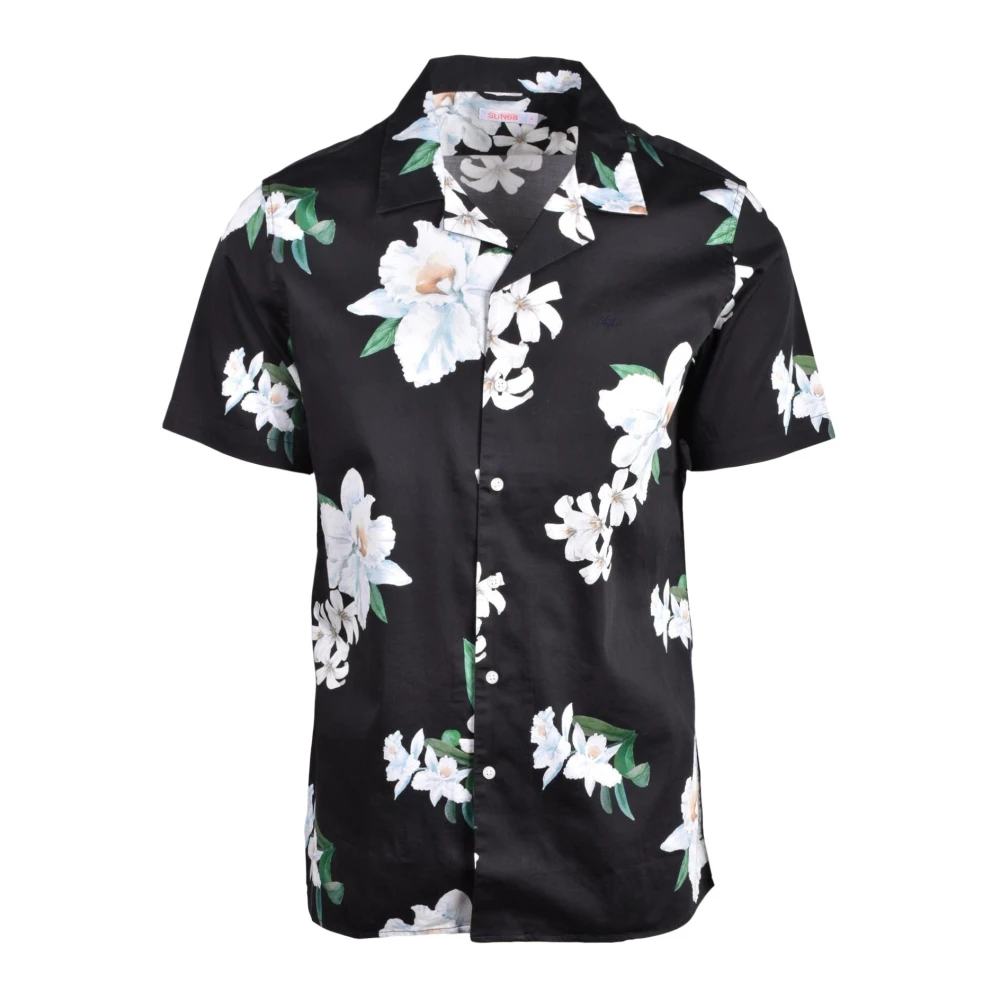 Sun68 Katoen Elastaan Shirt Multicolor Heren