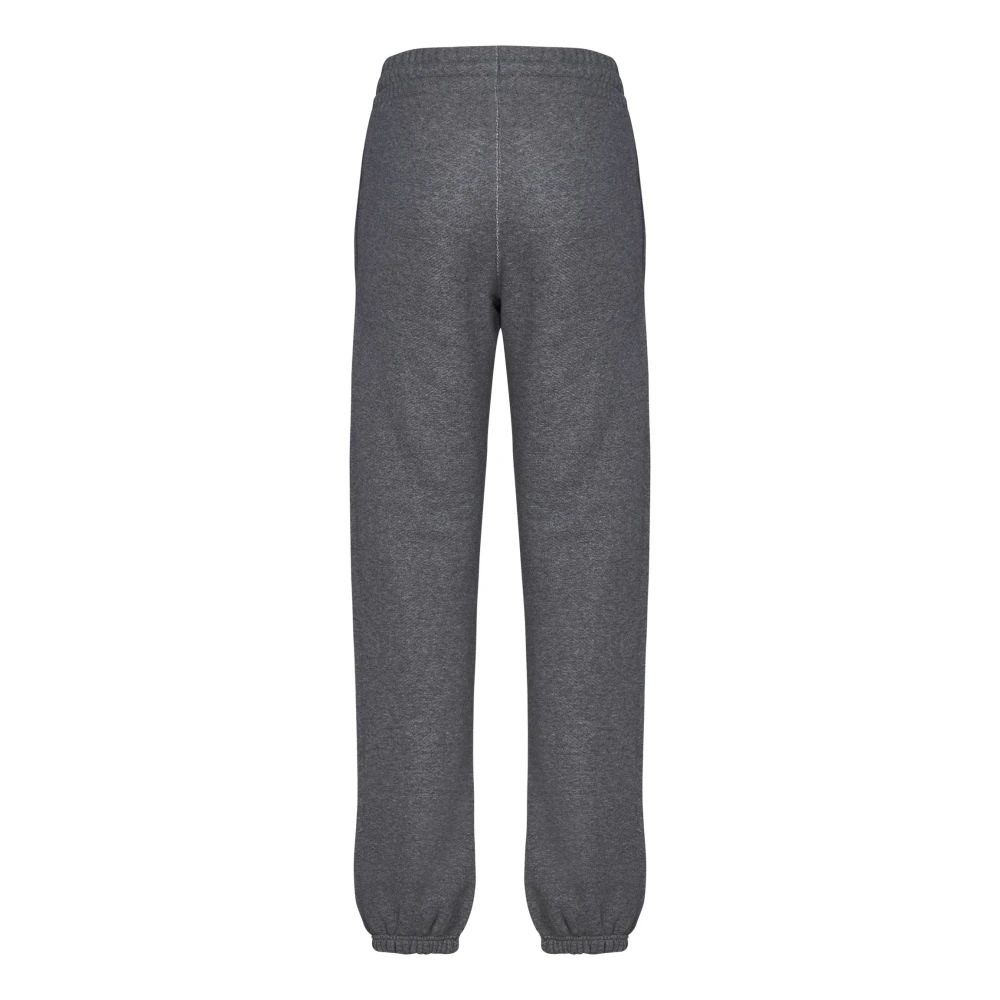 Off White Trousers Gray Dames