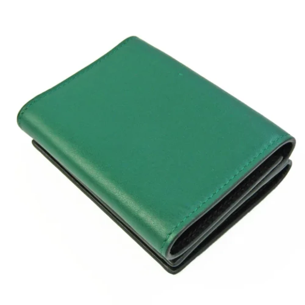 Dolce & Gabbana Pre-owned Leather wallets Green Dames
