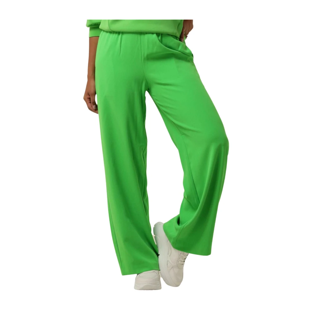 Selected Femme Groene Wijde Broek Green Dames