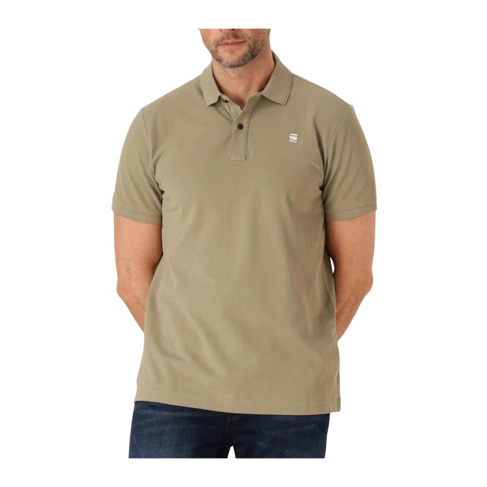 G-STAR RAW Heren Polo's & T-shirts Dunda Slim Polo S\s Khaki