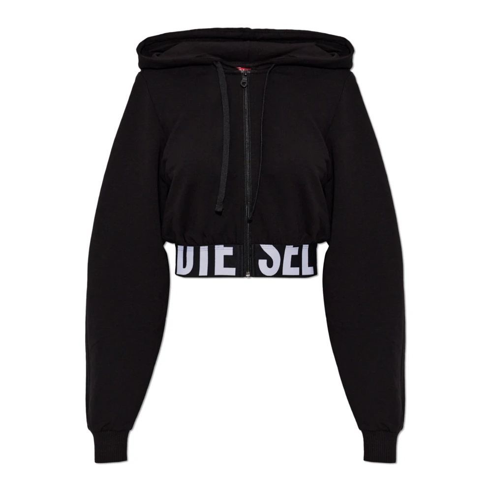 Diesel Donna Nero Felpe, Xl, New,