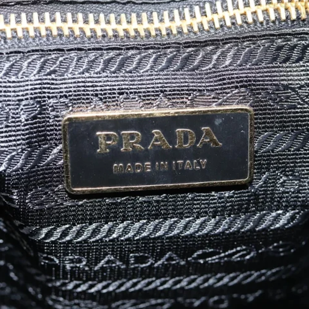 Prada Vintage Pre-owned Leather prada-bags Black Dames