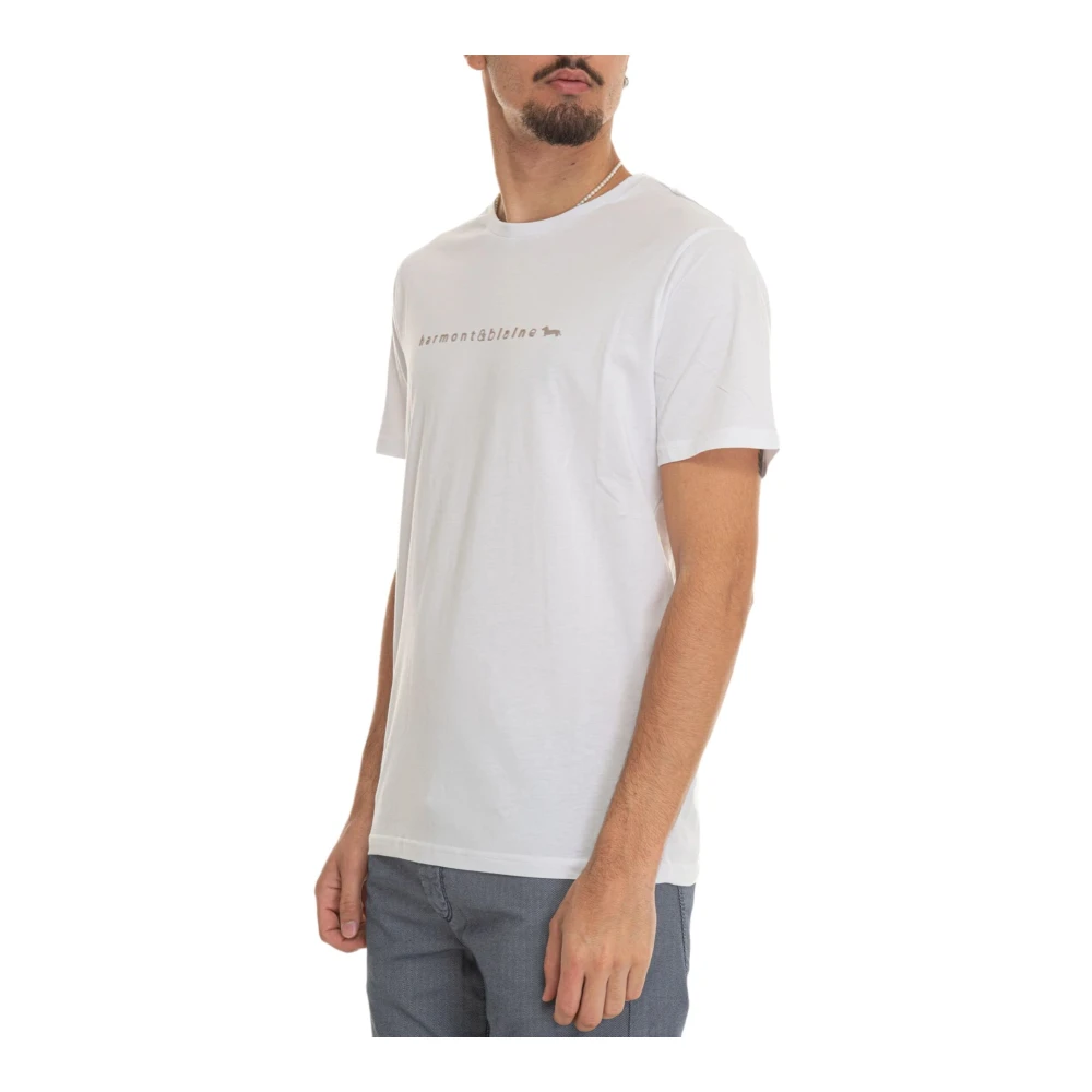 Harmont & Blaine Korte Mouw T-shirt White Heren