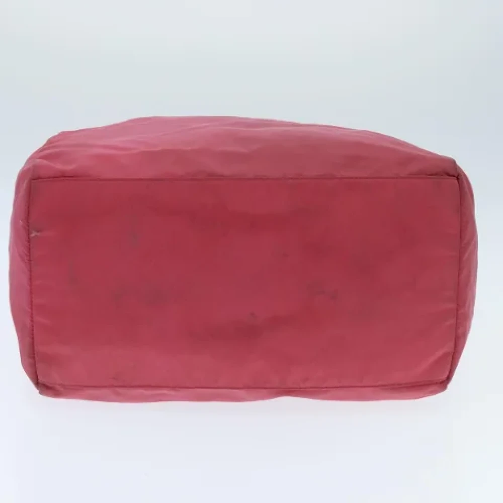 Prada Vintage Pre-owned Nylon travel-bags Pink Dames