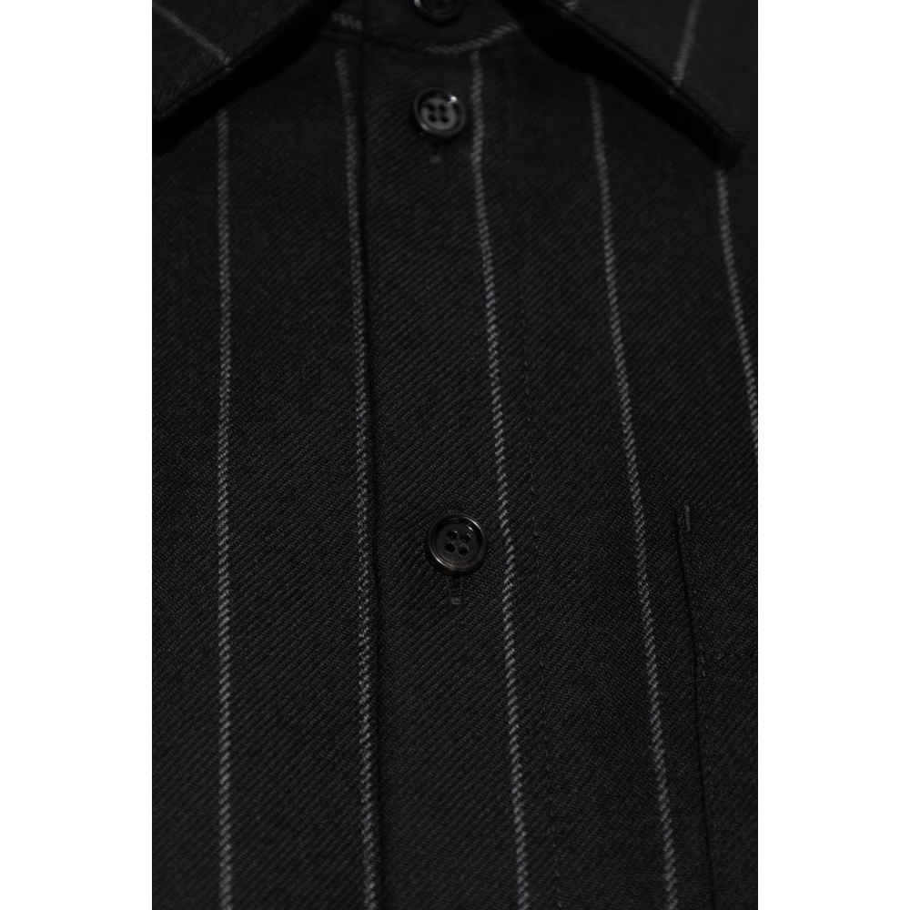 Burberry Kort shirt met zak Black Dames