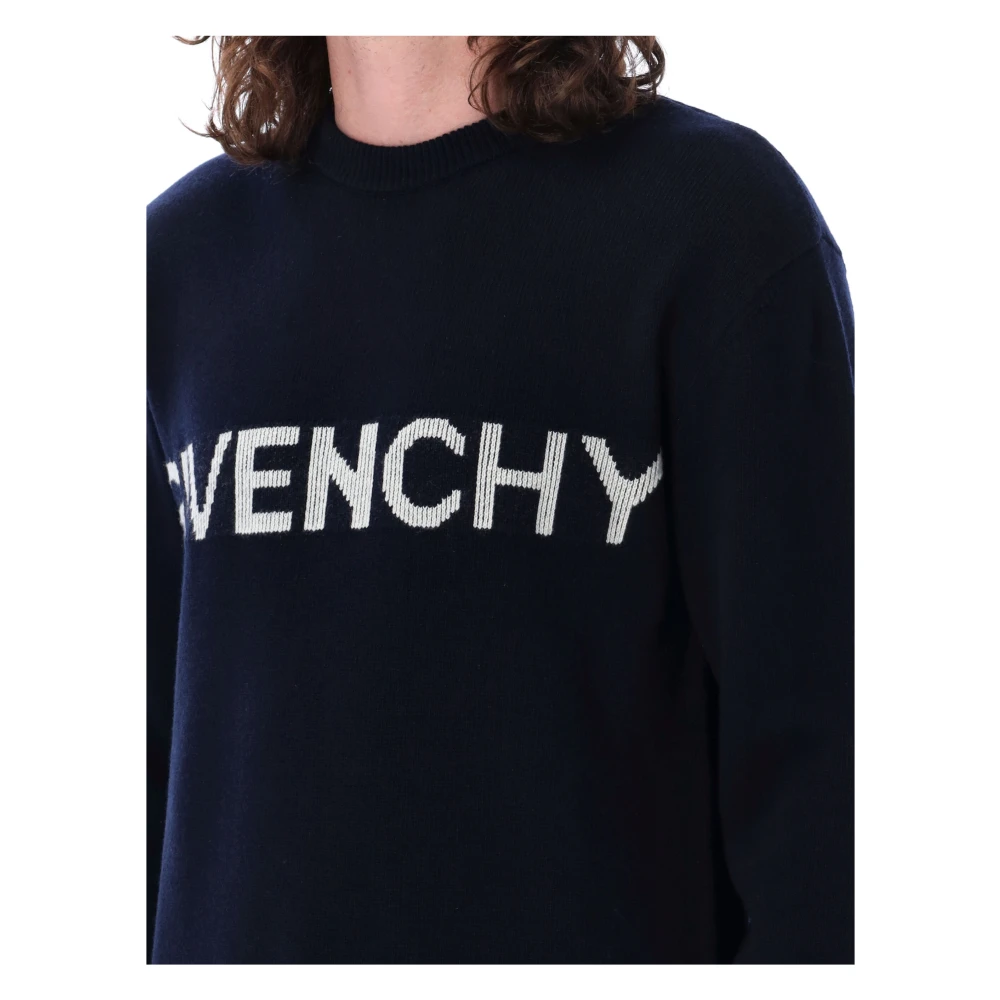 Givenchy Knitwear Blue Heren