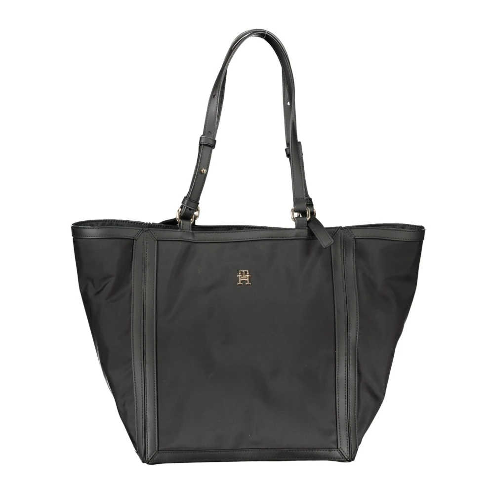 Tommy Hilfiger Zwarte dames schoudertas met verstelbare banden Black Dames