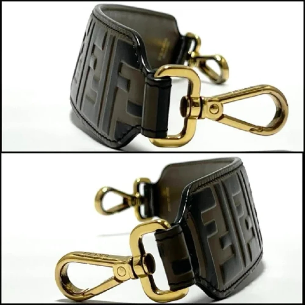 Fendi Vintage Pre-owned Leather home-office Brown Dames