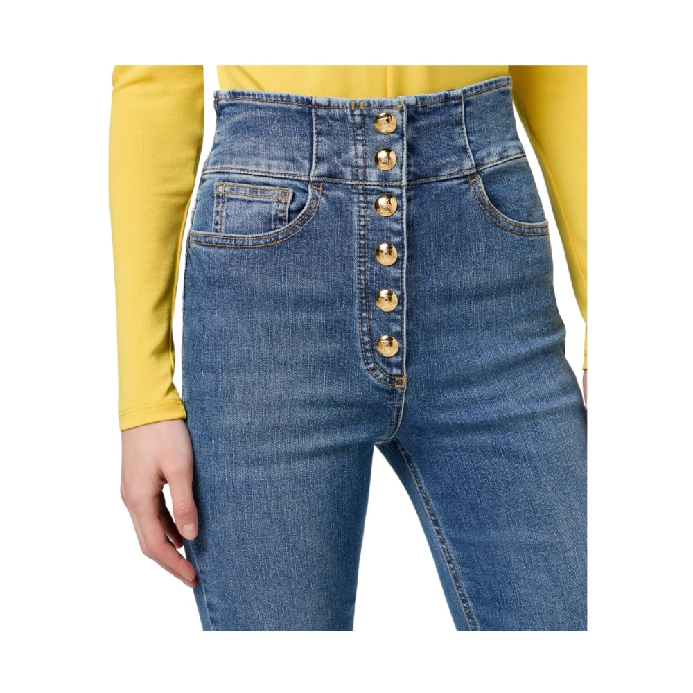Elisabetta Franchi Stijlvolle Denim Jeans voor Vrouwen Blue Dames
